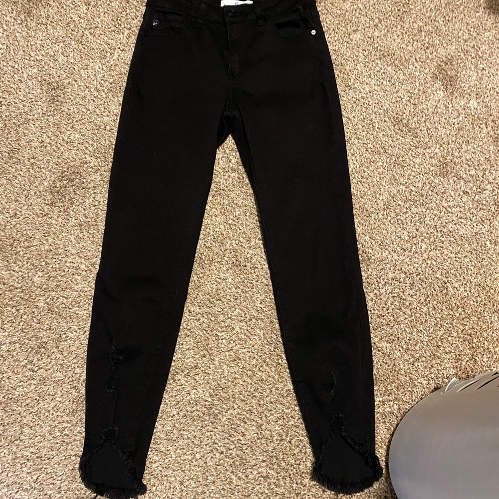 KanCan Jeans- Black- Cropped